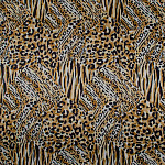 Шелк набивной Леопард, Тигр 80КИ8ШК08  106ШС, цена 2 120,00 руб.